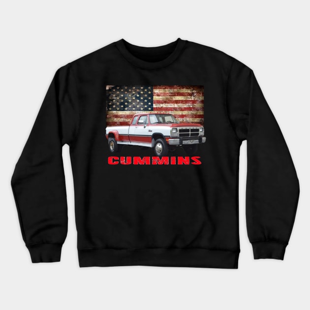 DODGE RAM CUMMINS DIESEL FIRST GEN Crewneck Sweatshirt by Cult Classics